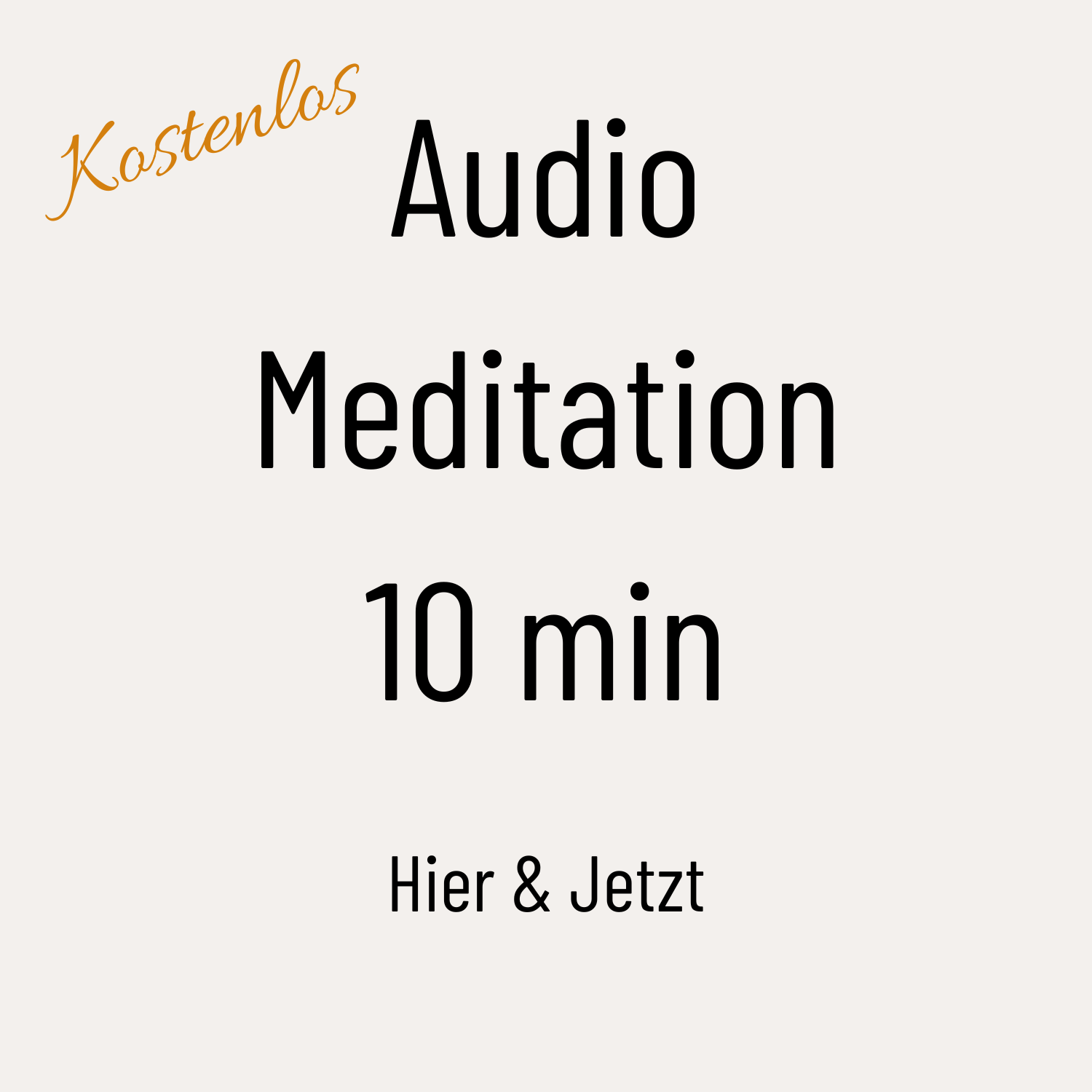 Audio Meditation - Hier & Jetzt